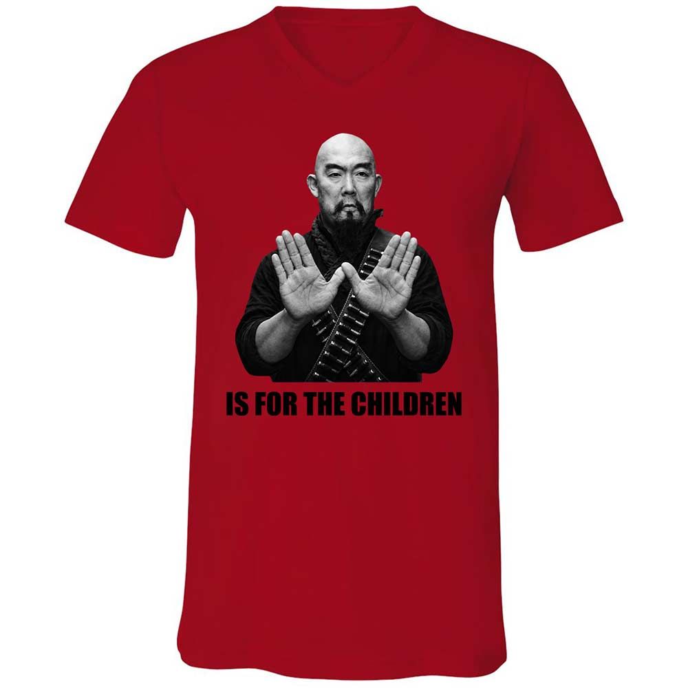 Unisex V-Neck T-Shirt - 3CB48MJ4 - Red - 5