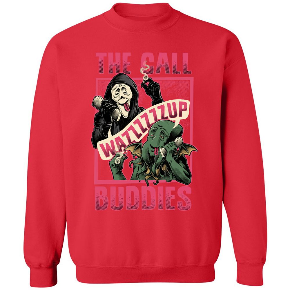 Classic Unisex Sweatshirt - ESJQJYPX - Red - 5