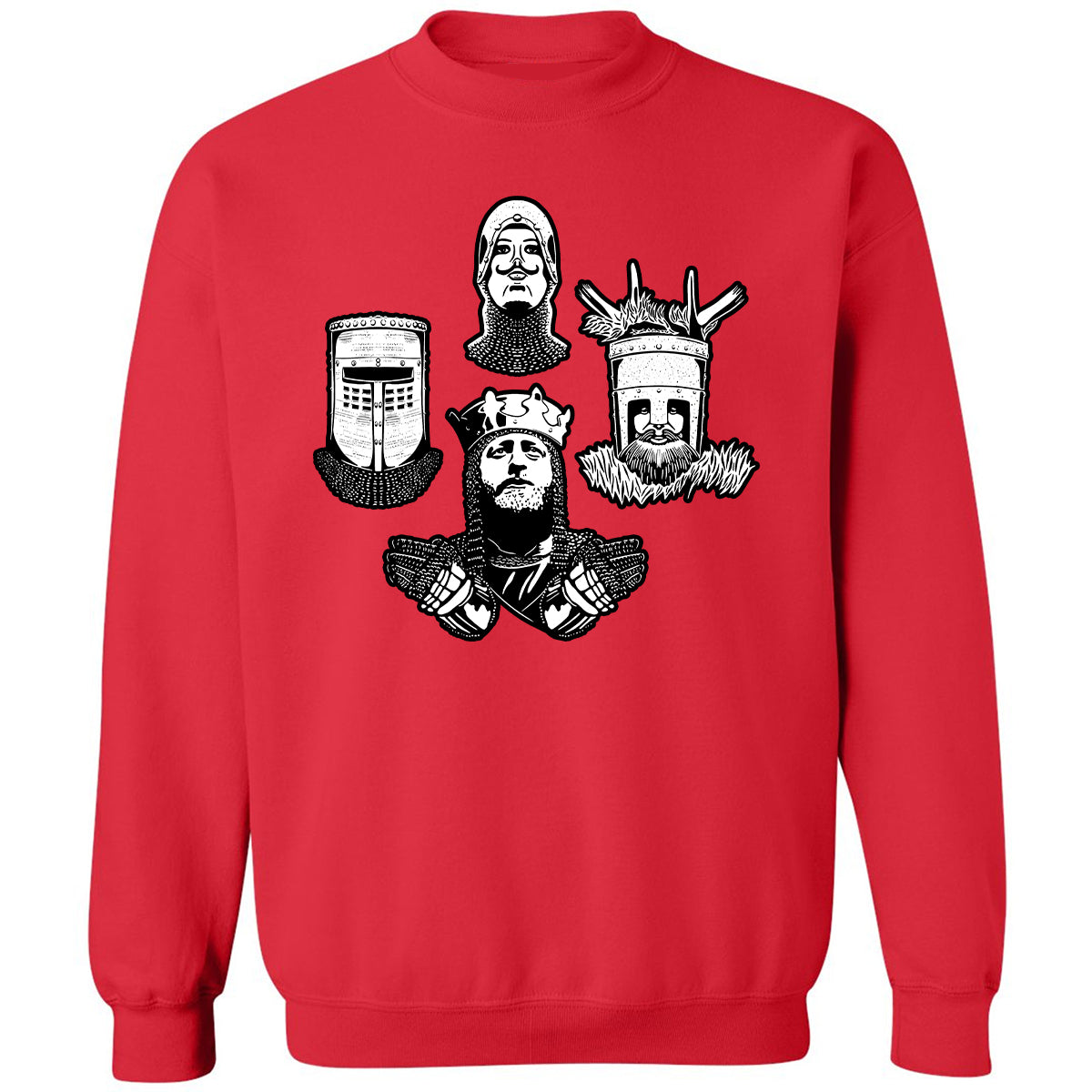 Classic Unisex Sweatshirt - Y1RDMFSZ - Red - 5