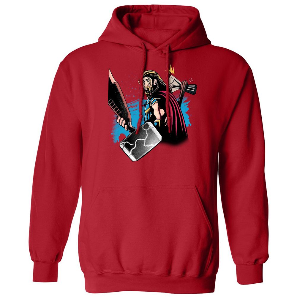 Classic Unisex Hoodie - Q1Z352VH - Red - 5