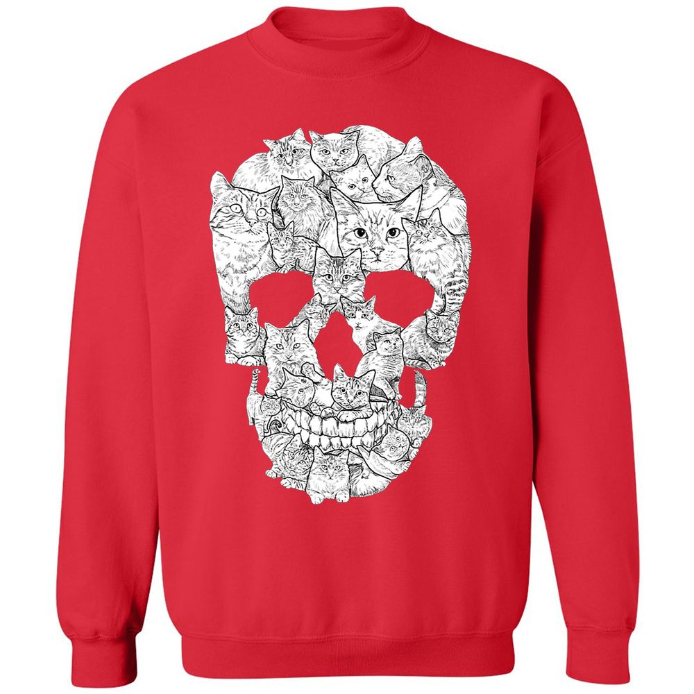 Classic Unisex Sweatshirt - WMGDV3NK - Red - 5