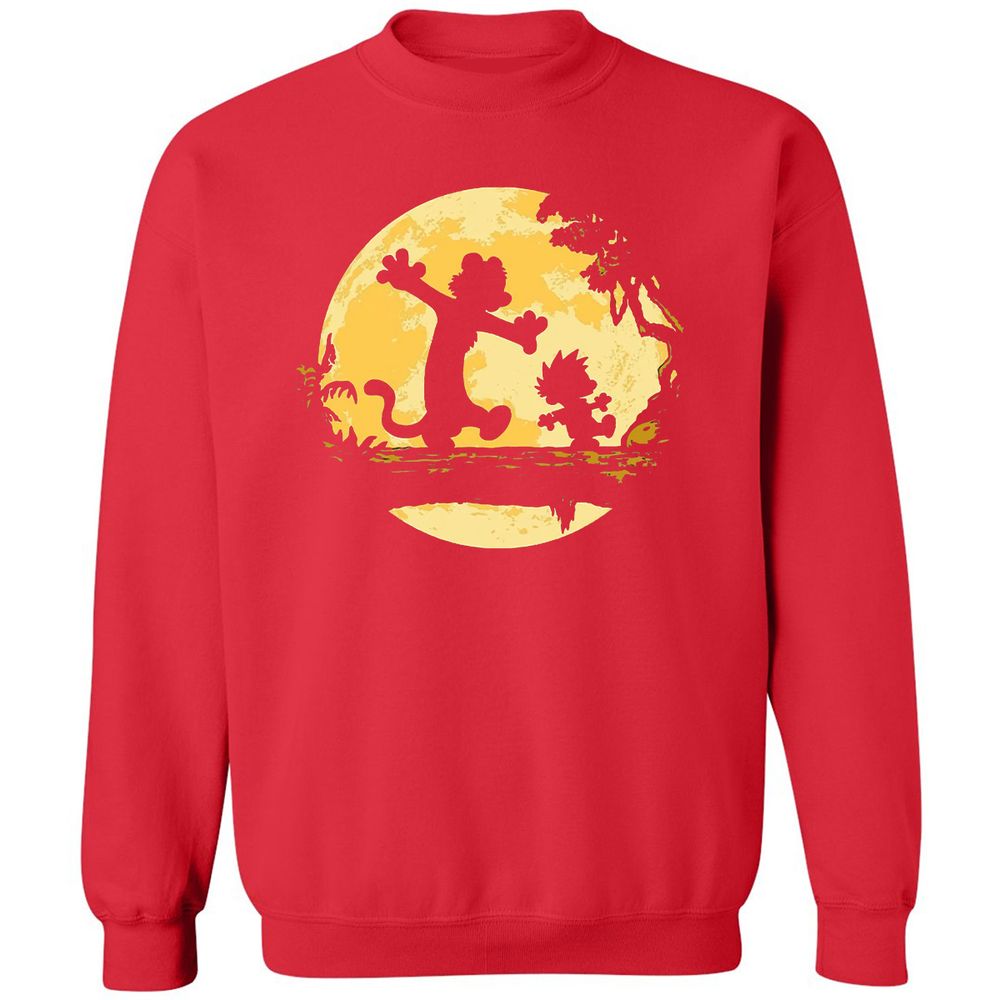 Classic Unisex Sweatshirt - 214J6YYT - Red - 5