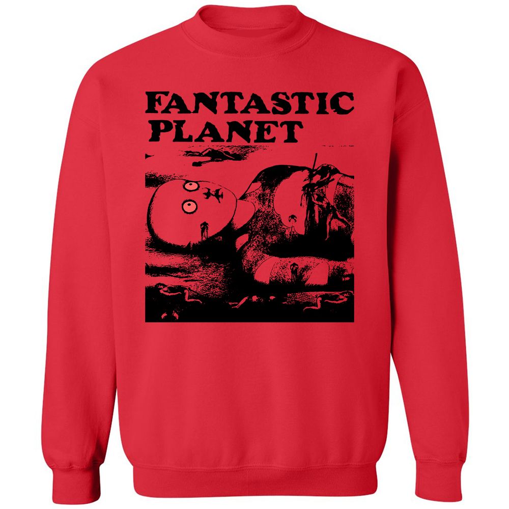 Classic Unisex Sweatshirt - XZCV9PLB - Red - 5