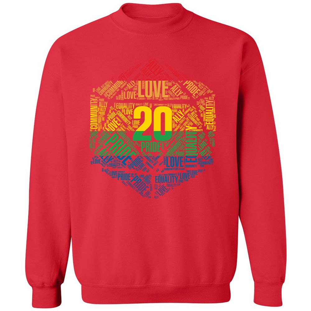 Classic Unisex Sweatshirt - L134G5W1 - Red - 5