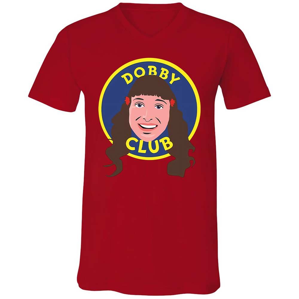 Unisex V-Neck T-Shirt - L171DS5Y - Red - 5