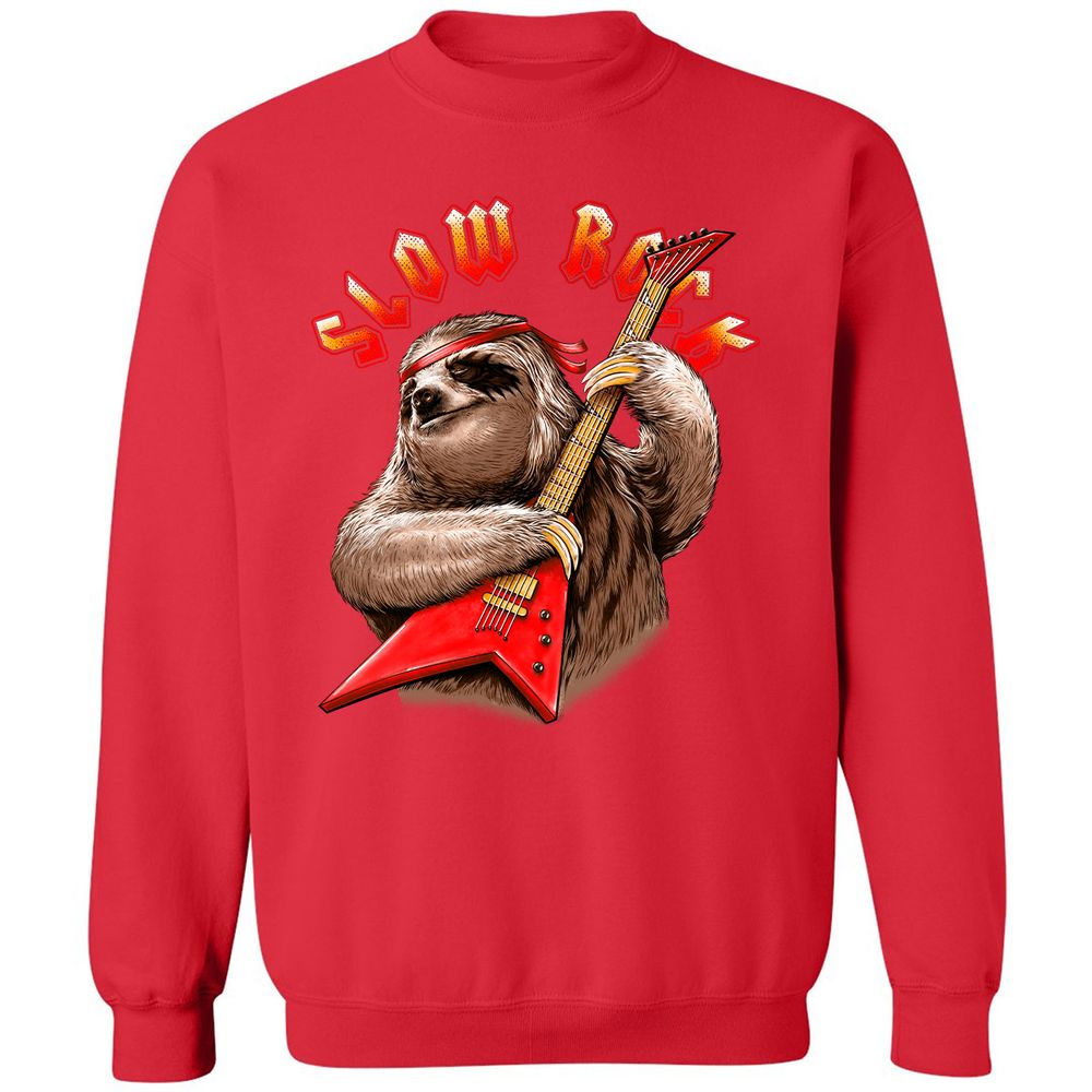 Classic Unisex Sweatshirt - W9H43F3K - Red - 5
