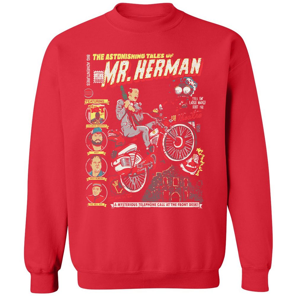 Classic Unisex Sweatshirt - 8XJYYL7Z - Red - 5