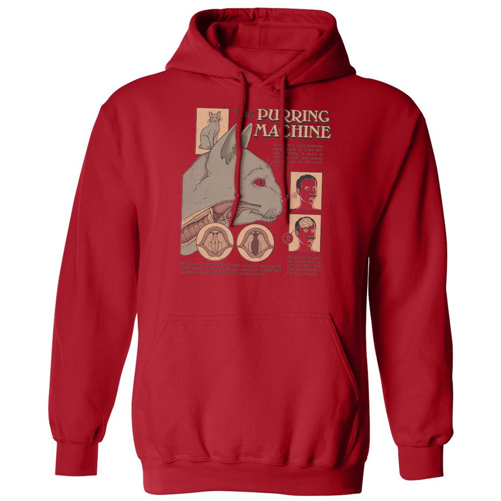 Classic Unisex Hoodie - HNK8UEPM - Red - 5