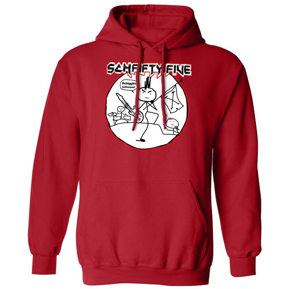 Classic Unisex Hoodie - LK2EDLGU - Red - 5