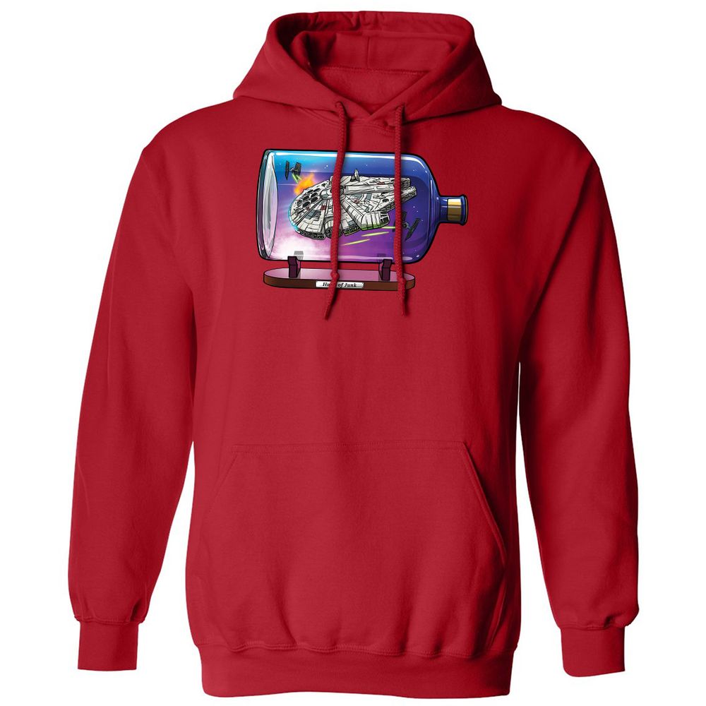 Classic Unisex Hoodie - E2EUCL9G - Red - 5
