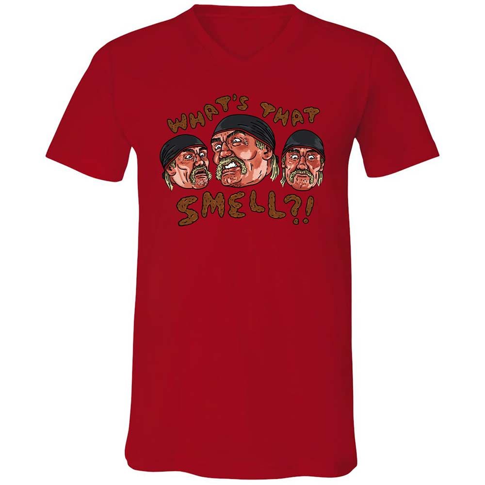 Unisex V-Neck T-Shirt - 49MRUC6C - Red - 5