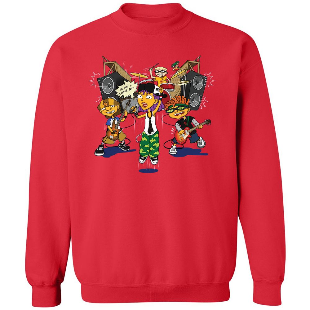 Classic Unisex Sweatshirt - DKS3ZM4Z - Red - 5