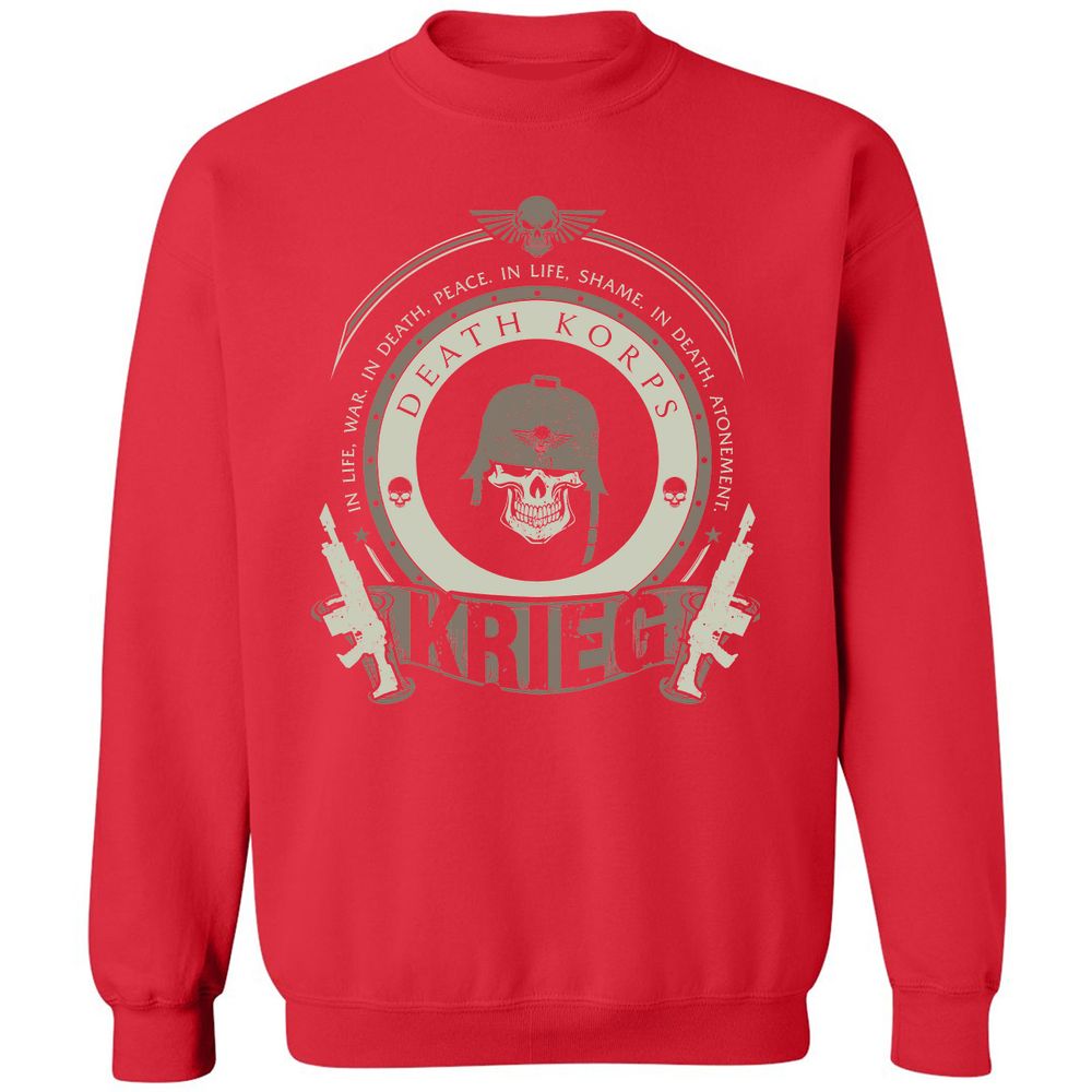 Classic Unisex Sweatshirt - R7SL6HH2 - Red - 5