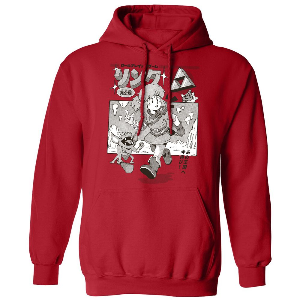 Classic Unisex Hoodie - P96DW1JL - Red - 5