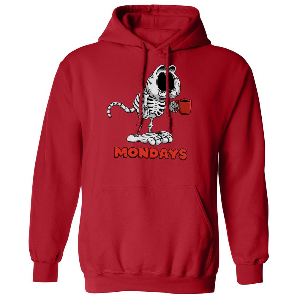 Classic Unisex Hoodie - 8A8E8T3E - Red - 5