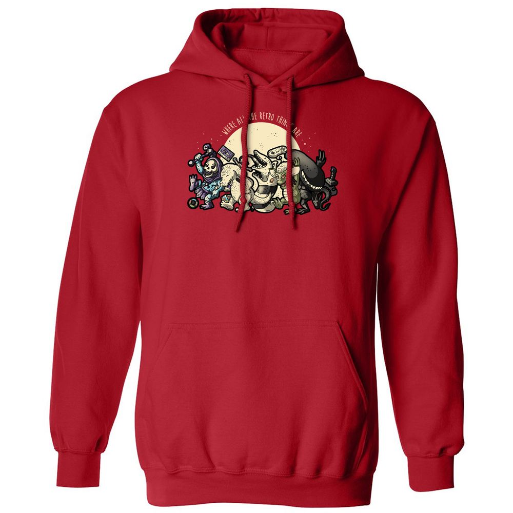 Classic Unisex Hoodie - EJC66629 - Red - 5