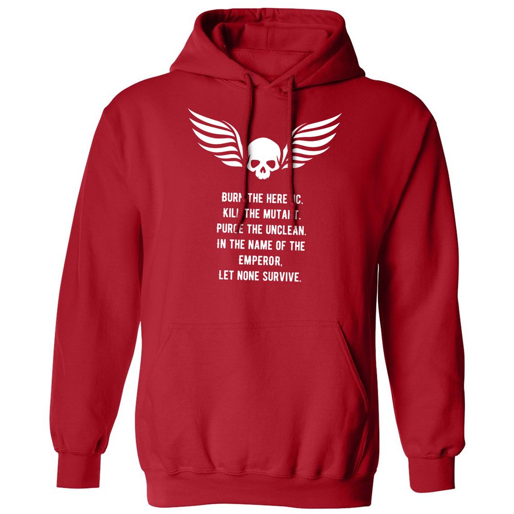 Classic Unisex Hoodie - ERHWMVSJ - Red - 5