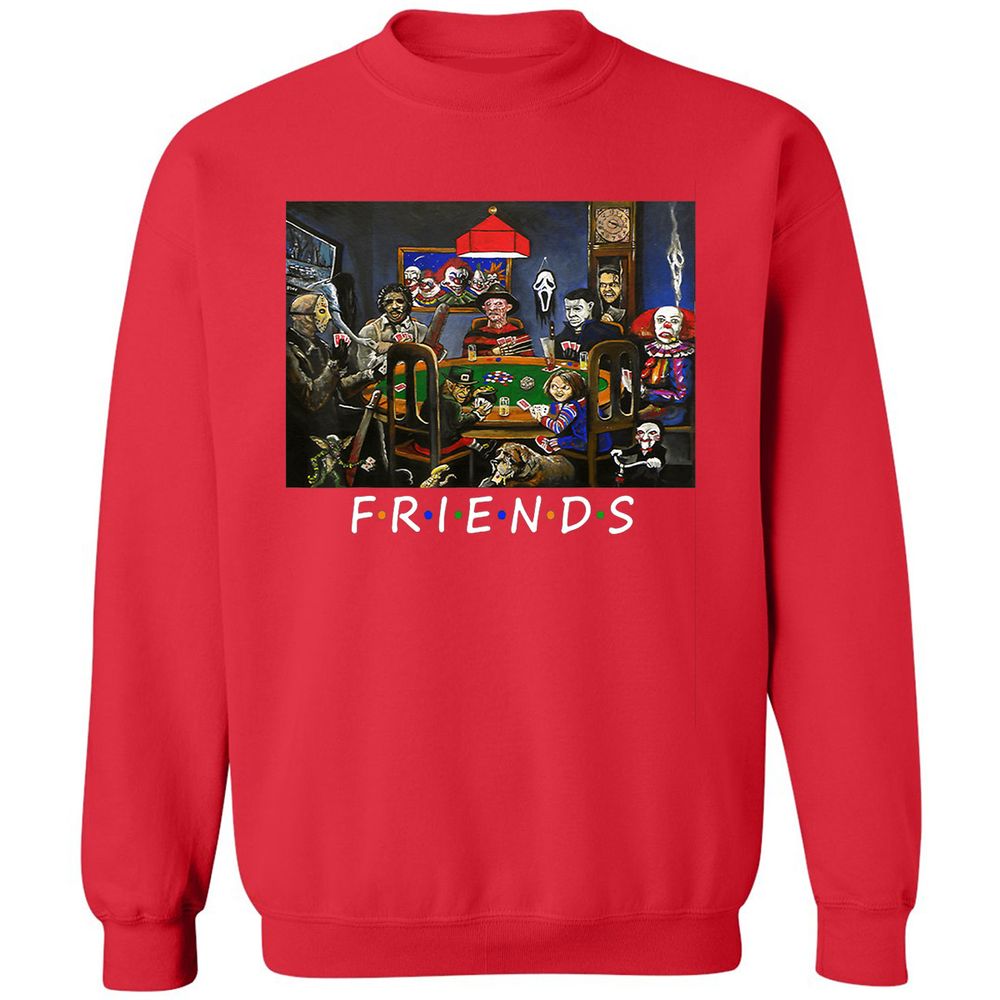 Classic Unisex Sweatshirt - QMNSE6WZ - Red - 5