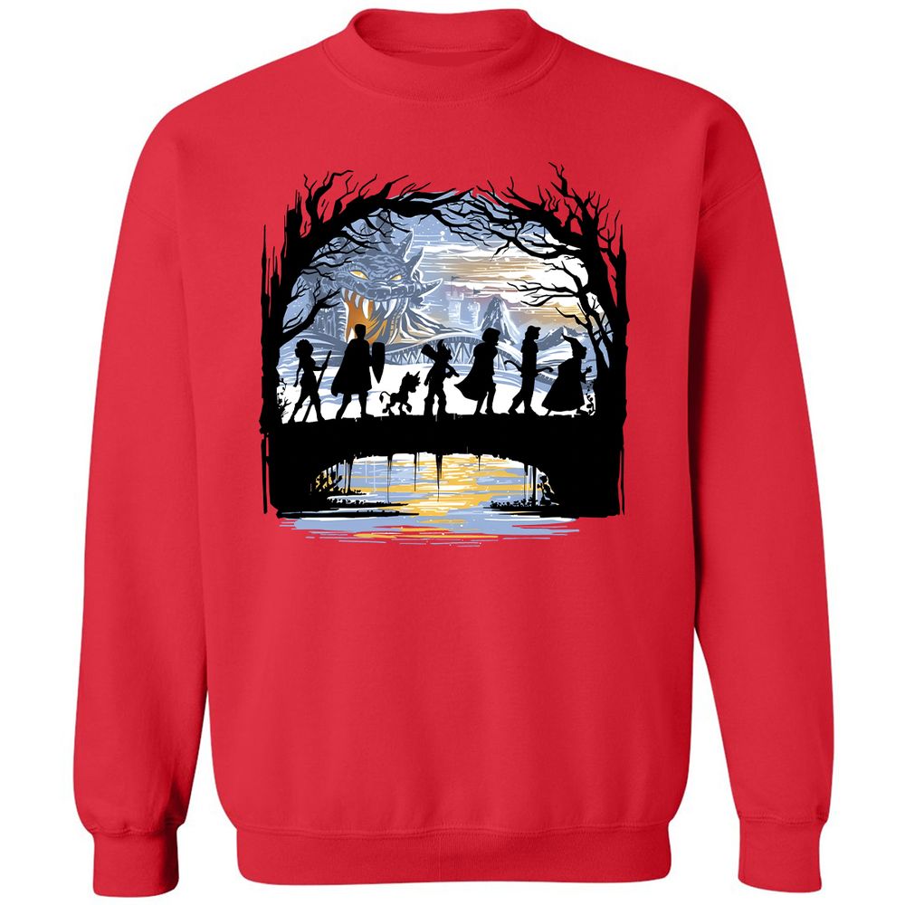 Classic Unisex Sweatshirt - HZFFLC5C - Red - 5