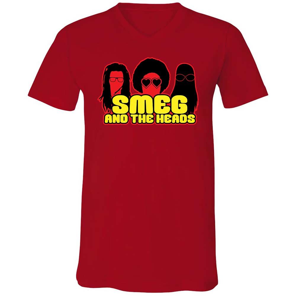 Unisex V-Neck T-Shirt - Y1NNJRTV - Red - 5