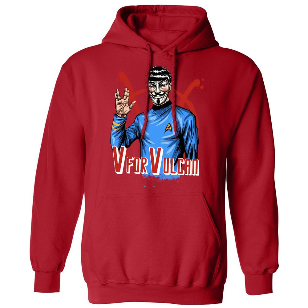 Classic Unisex Hoodie - 69LTF7QF - Red - 5