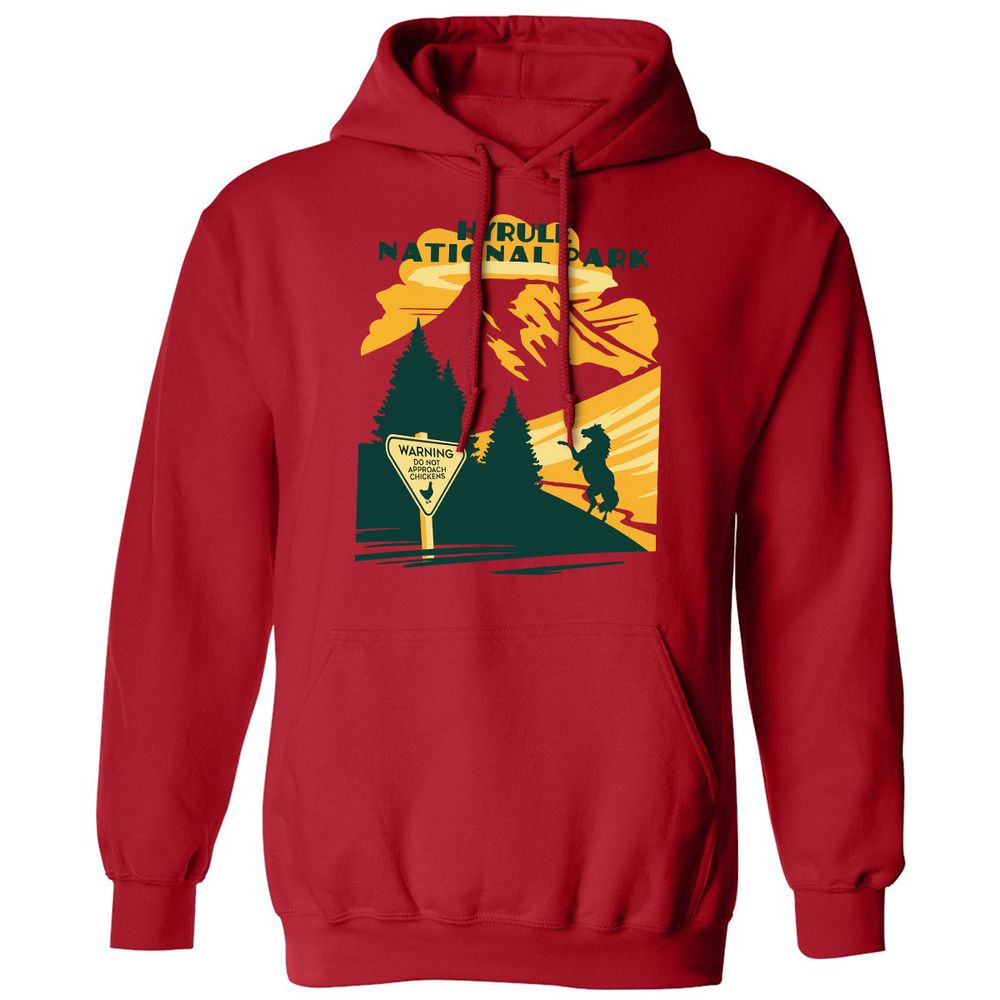 Classic Unisex Hoodie - LND16G23 - Red - 5