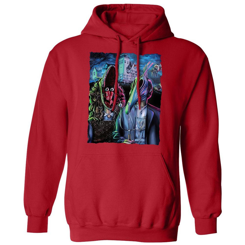 Classic Unisex Hoodie - K5EKNVJD - Red - 5