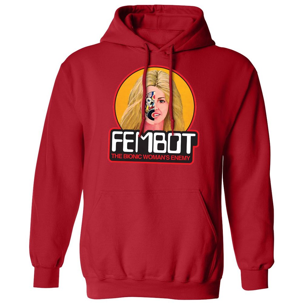 Classic Unisex Hoodie - BQQEW7ML - Red - 5