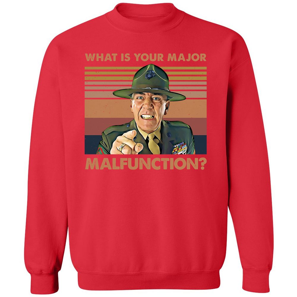 Classic Unisex Sweatshirt - A5CW2B3X - Red - 5