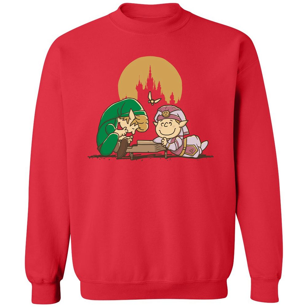 Classic Unisex Sweatshirt - XBLG8L3Y - Red - 5