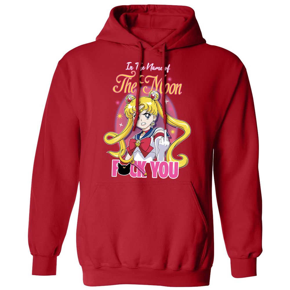 Classic Unisex Hoodie - HKCQH68W - Red - 5