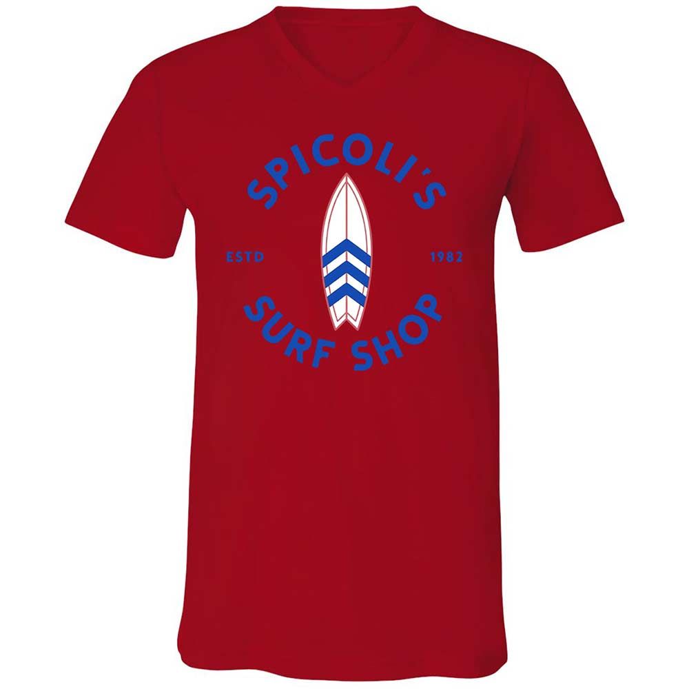 Unisex V-Neck T-Shirt - NKABBMT1 - Red - 5