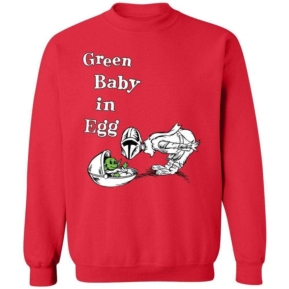 Classic Unisex Sweatshirt - RD84XU9A - Red - 5