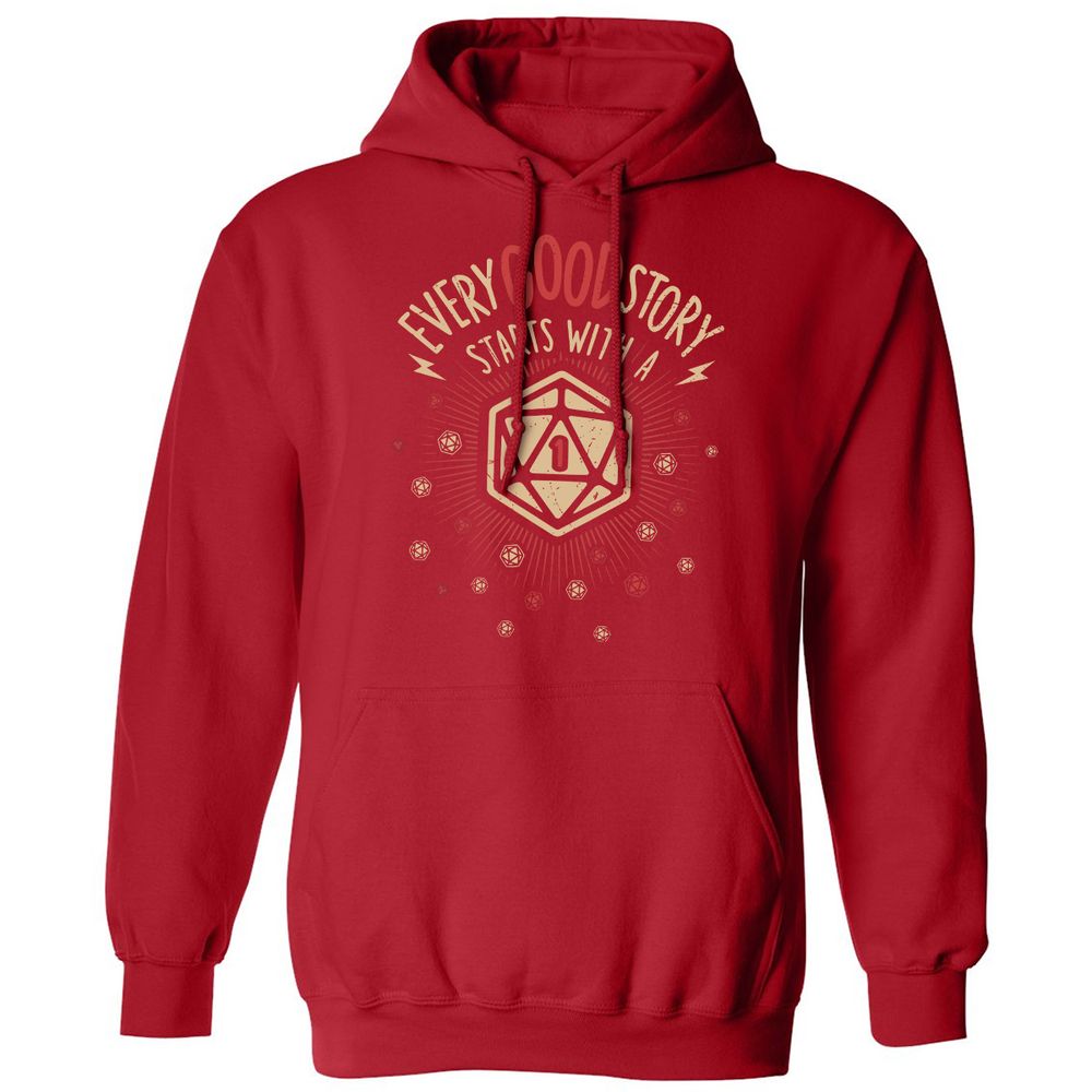 Classic Unisex Hoodie - D85SJVQ6 - Red - 5