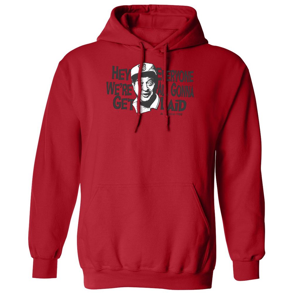 Classic Unisex Hoodie - 3D818HDJ - Red - 5