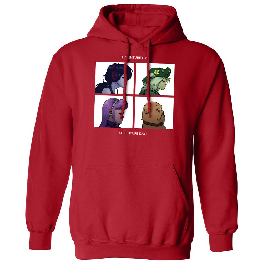 Classic Unisex Hoodie - 1U44YKZW - Red - 5
