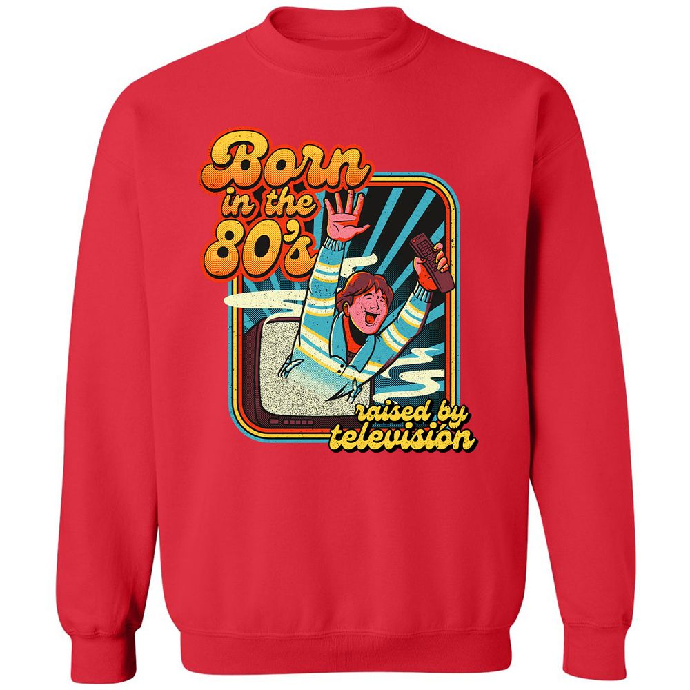 Classic Unisex Sweatshirt - HFVH2QWX - Red - 5