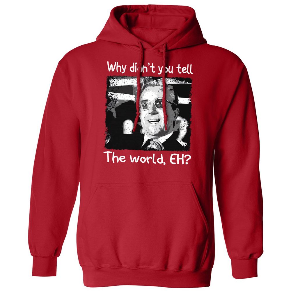 Classic Unisex Hoodie - QRTWQCBZ - Red - 5