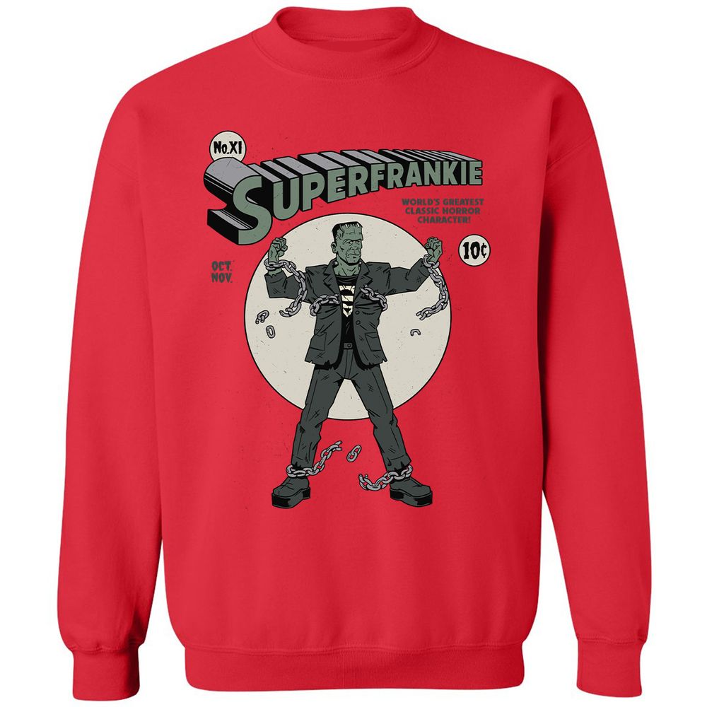 Classic Unisex Sweatshirt - 6KNAEJYZ - Red - 5