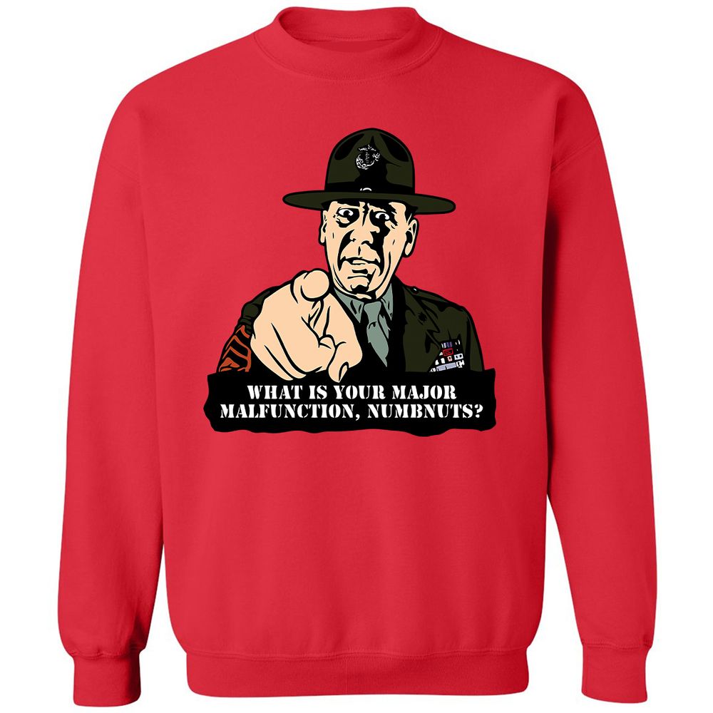 Classic Unisex Sweatshirt - Z1BPQTZC - Red - 5