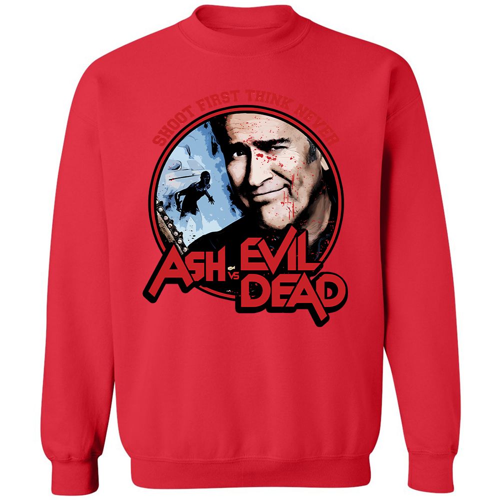 Classic Unisex Sweatshirt - ZSSGZFMV - Red - 5
