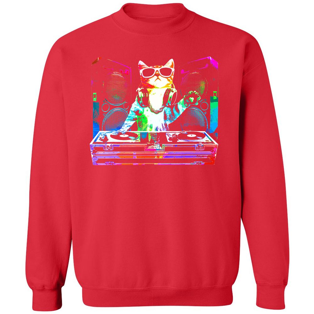 Classic Unisex Sweatshirt - M4RRQHPU - Red - 5