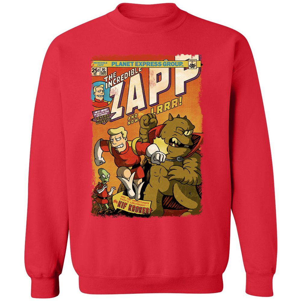 Classic Unisex Sweatshirt - UCPBWC31 - Red - 5