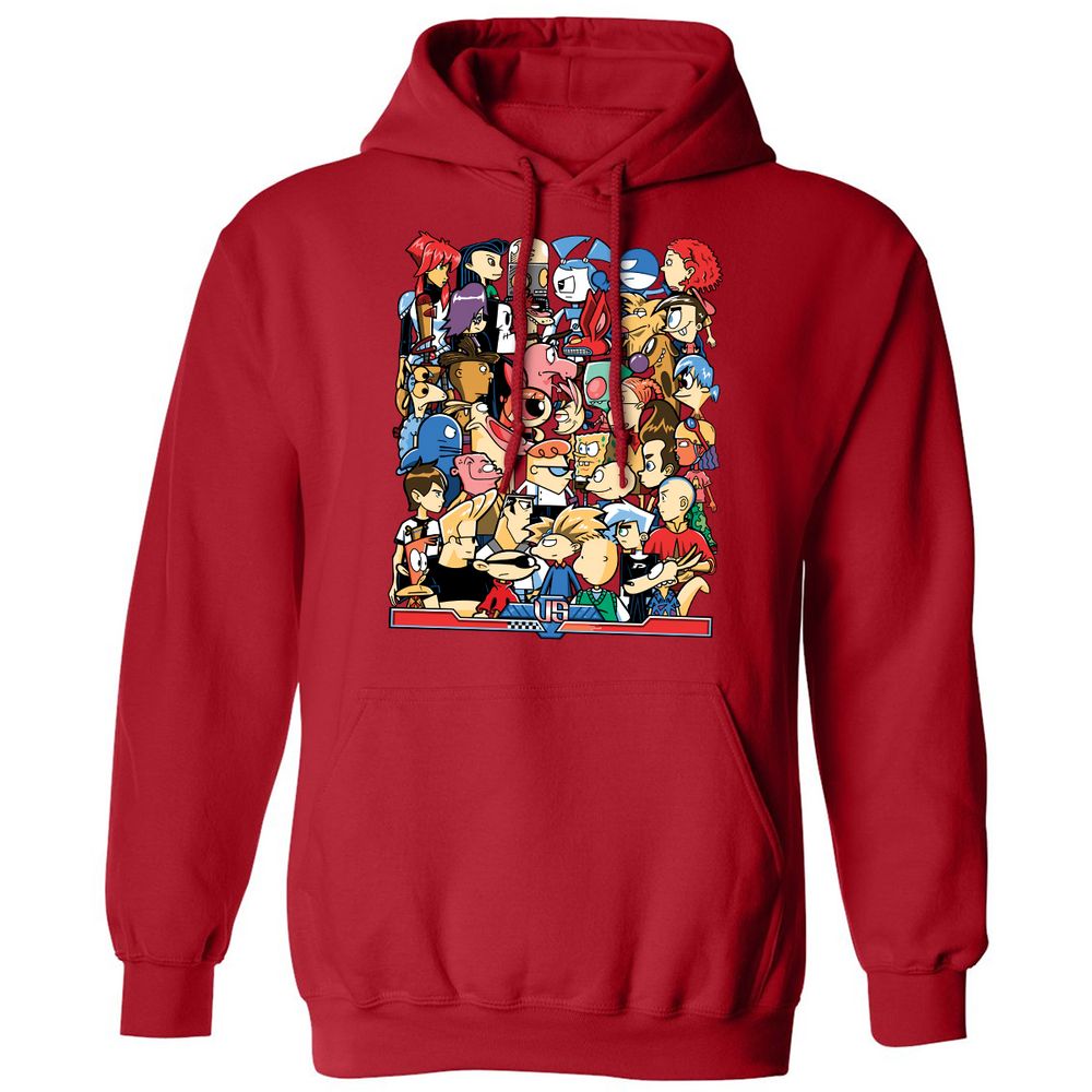 Classic Unisex Hoodie - CW9Q5VBD - Red - 5