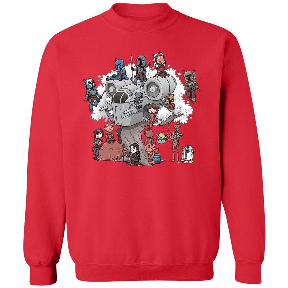 Classic Unisex Sweatshirt - SX2CQN5A - Red - 5