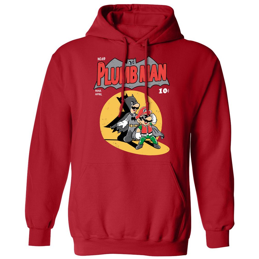 Classic Unisex Hoodie - CP8NTS7M - Red - 5