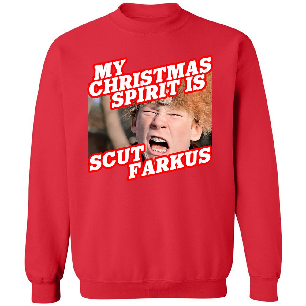 Classic Unisex Sweatshirt - UJ6KDZPP - Red - 5