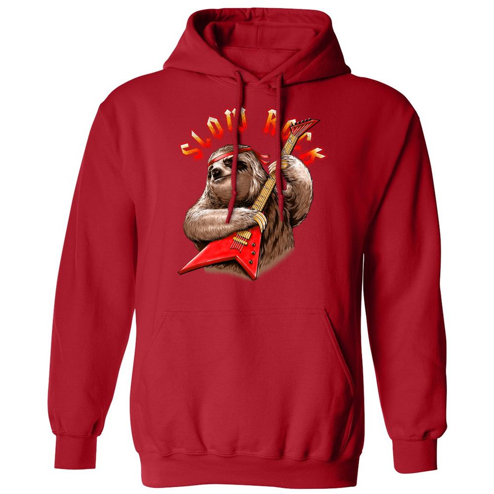 Classic Unisex Hoodie - EKWPA3WR - Red - 5