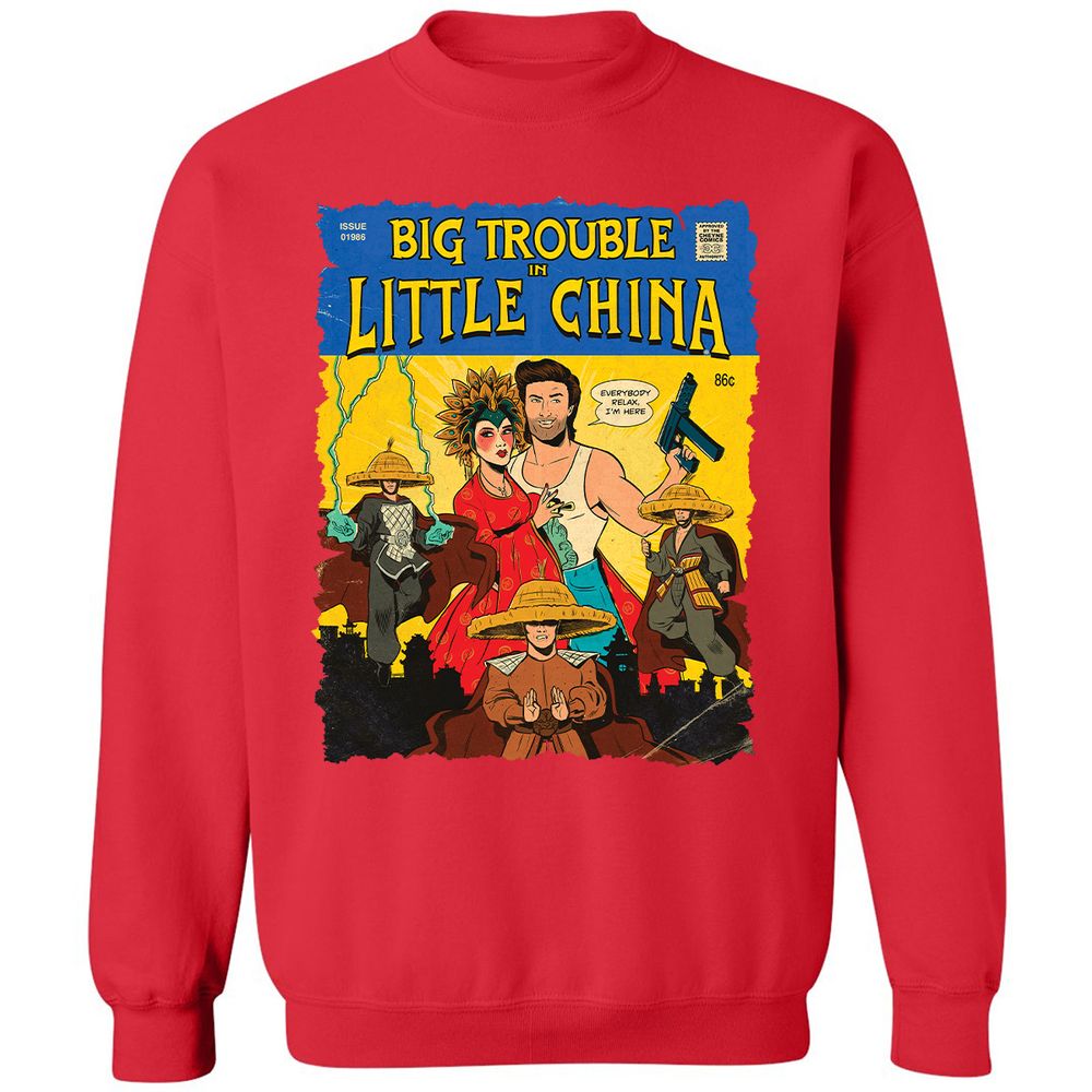 Classic Unisex Sweatshirt - M8CRAFJJ - Red - 5