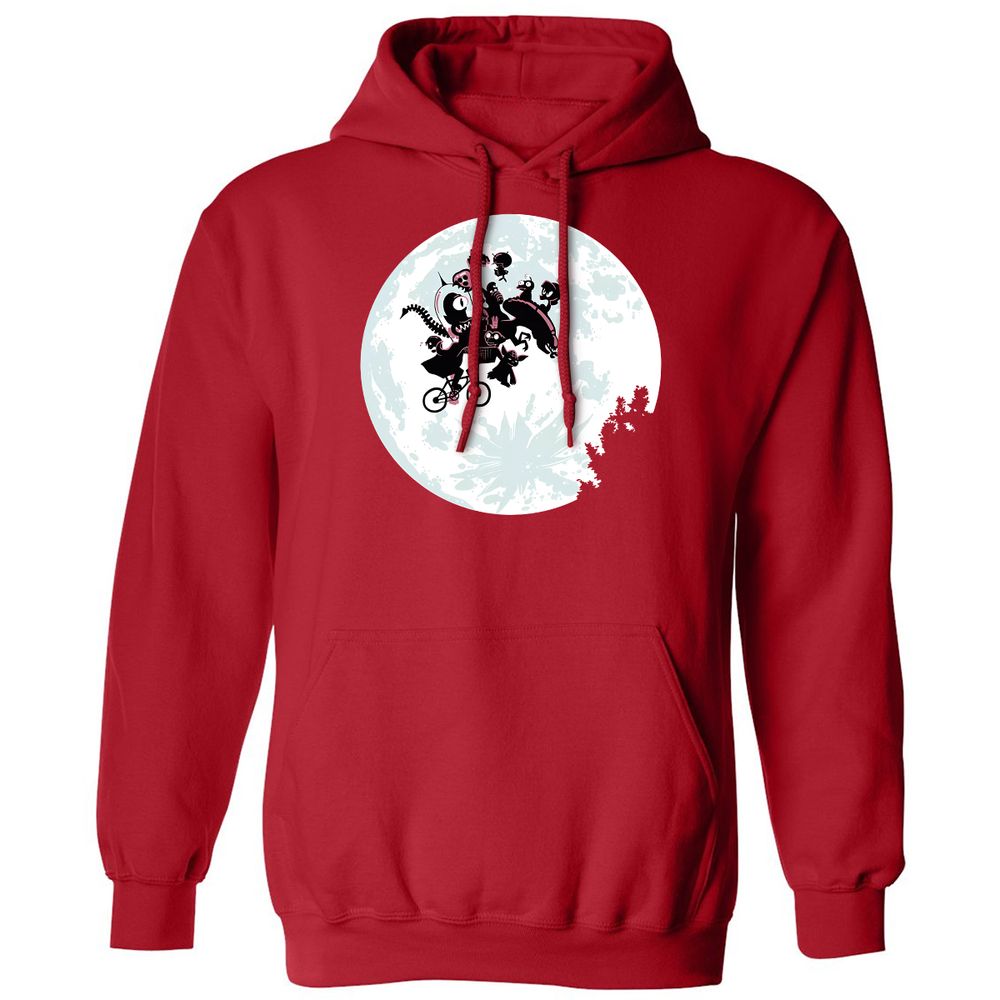 Classic Unisex Hoodie - ZL6XEVMB - Red - 5